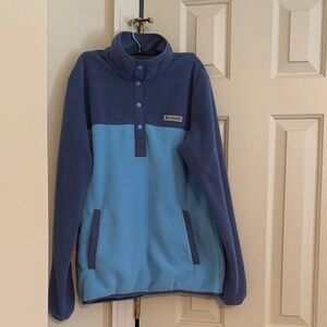 Columbia Two-Tone Blue Fleece Jacket
